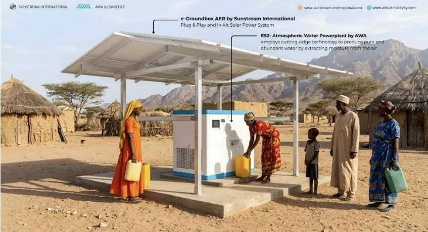 Installation GETRO avec château d'eau